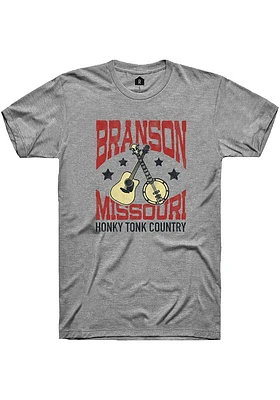 Rally Branson Graphite Honky Tonk Country Short Sleeve Fashion T Shirt