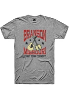 Rally Branson Graphite Honky Tonk Country Short Sleeve Fashion T Shirt