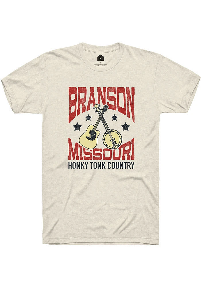 Rally Branson Natural Honky Tonk Country Short Sleeve T Shirt