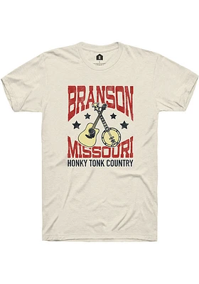 Rally Branson Natural Honky Tonk Country Short Sleeve T Shirt
