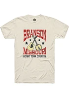 Rally Branson Natural Honky Tonk Country Short Sleeve T Shirt