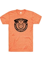 Rally Stillwater Orange Calf Fry Festival Short Sleeve Fashion T Shirt