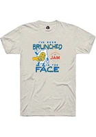 Rally Norman Oatmeal Brunched the Face Short Sleeve Fashion T Shirt