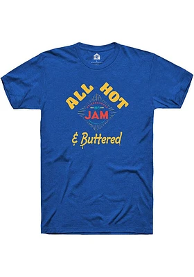 Rally Norman Blue Hot and Buttered Short Sleeve Fashion T Shirt