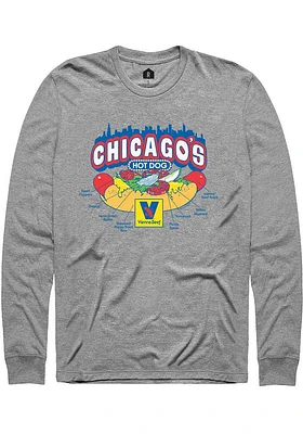 Rally Chicago Grey Vienna Beef Long Sleeve Fashion T Shirt
