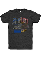 Rally Kansas City Grey Split Short Sleeve Fashion T Shirt