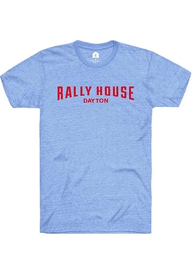 Rally House Light Blue Employee Tees Short Sleeve Fashion T Shirt