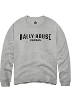 Rally House Mens Employee Tees Long Sleeve Crew Sweatshirt
