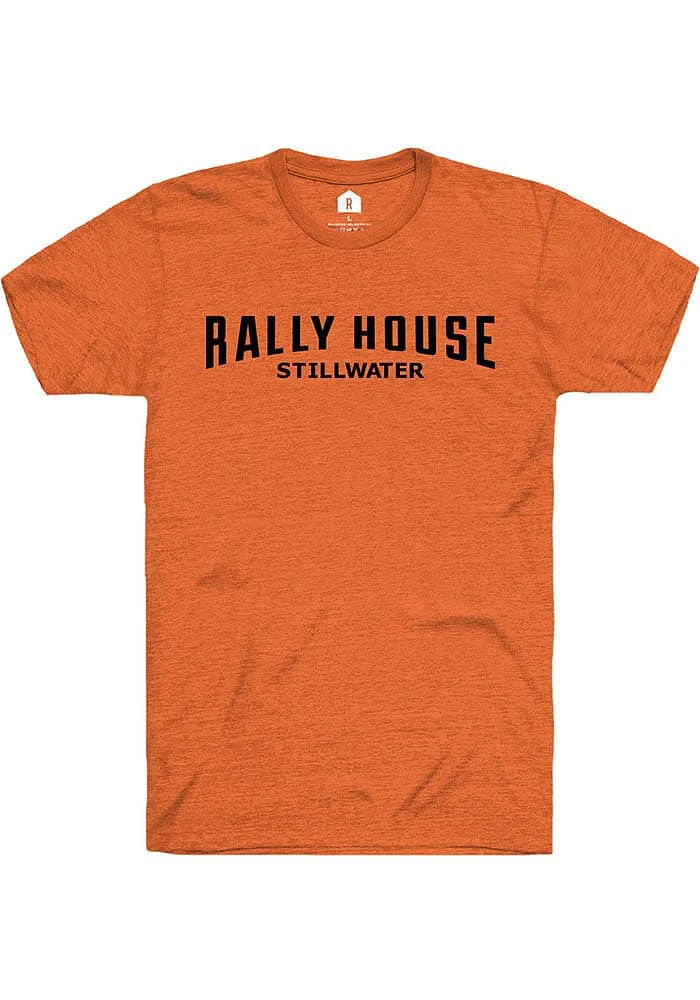 Rally House Orange Employee Tees Short Sleeve Fashion T Shirt