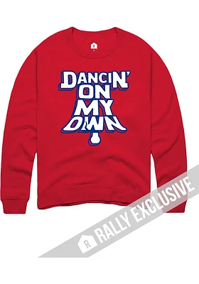 Rally Philadelphia Youth Red Dancing Long Sleeve Crew Sweatshirt