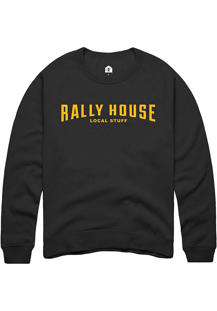Rally House Mens Employee Tees Long Sleeve Crew Sweatshirt