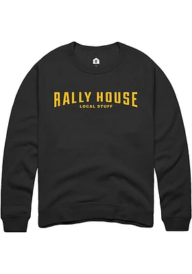 Rally House Mens Employee Tees Long Sleeve Crew Sweatshirt