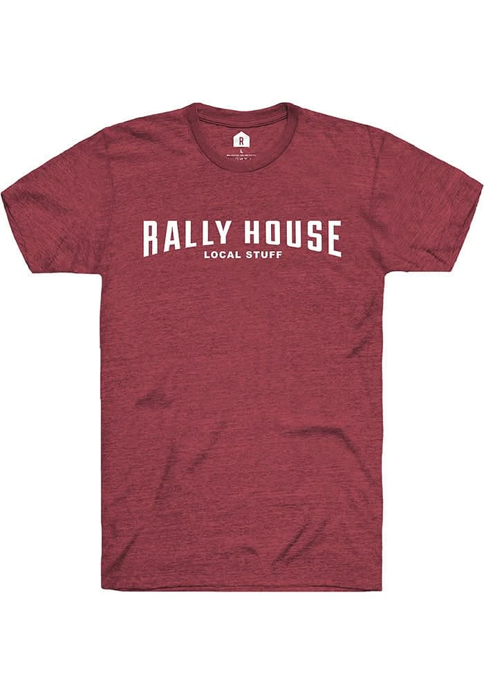 Rally House Cardinal Employee Tees Short Sleeve Fashion T Shirt