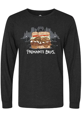 Rally Pittsburgh Black Sandwich Skyline Long Sleeve Fashion T Shirt