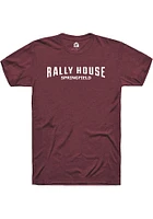 Rally House Maroon Employee Tees Design Style Short Sleeve Fashion T Shirt
