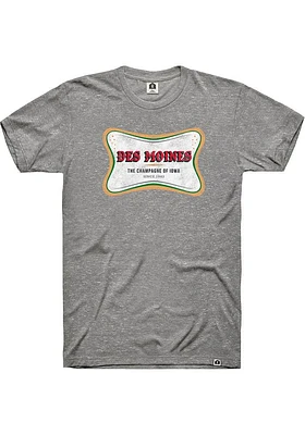 Rally Des Moines Champagne Short Sleeve Fashion T Shirt