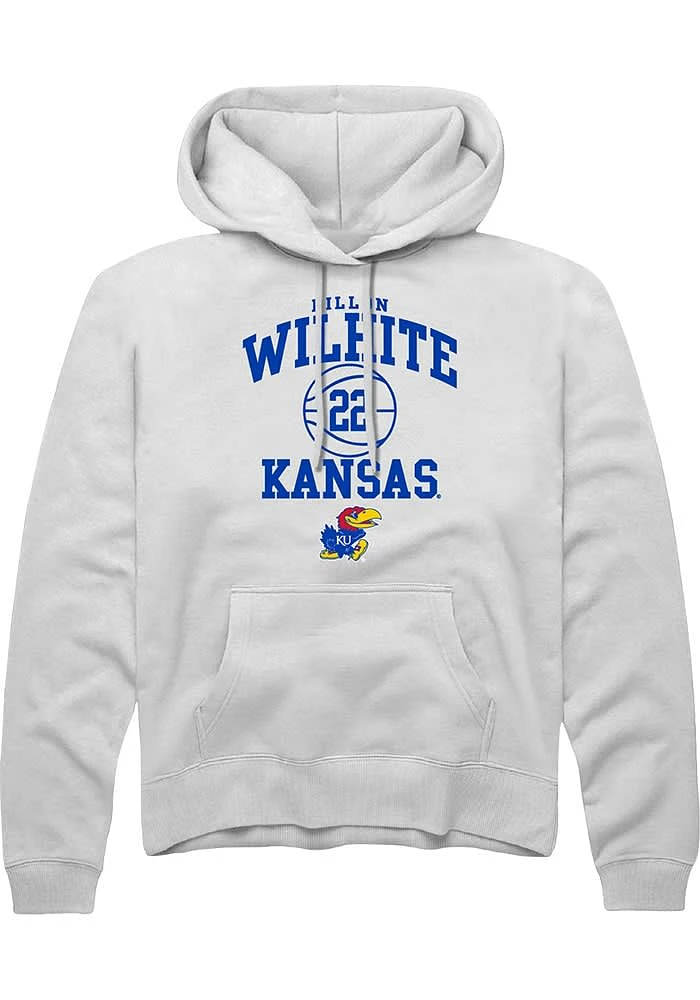 Dillon Wilhite Rally Kansas Jayhawks Mens NIL Sport Icon Long Sleeve Hoodie