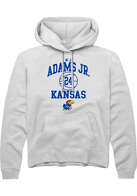 KJ Adams Jr Rally Kansas Jayhawks Mens NIL Sport Icon Long Sleeve Hoodie