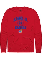 KJ Adams Jr Kansas Jayhawks Rally NIL Sport Icon Long Sleeve T Shirt