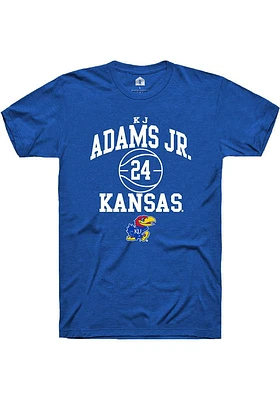 KJ Adams Jr Kansas Jayhawks Rally NIL Sport Icon Short Sleeve T Shirt