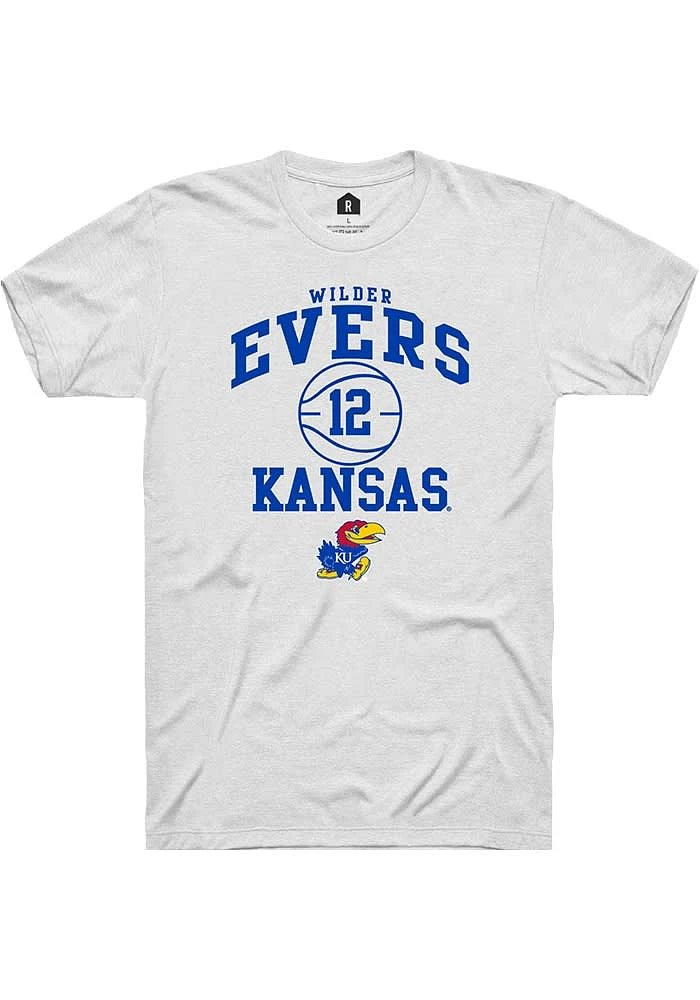 Wilder Evers Kansas Jayhawks Rally NIL Sport Icon Short Sleeve T Shirt