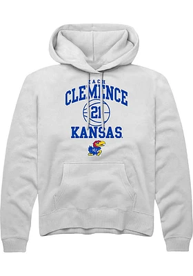 Zach Clemence Rally Kansas Jayhawks Mens NIL Sport Icon Long Sleeve Hoodie