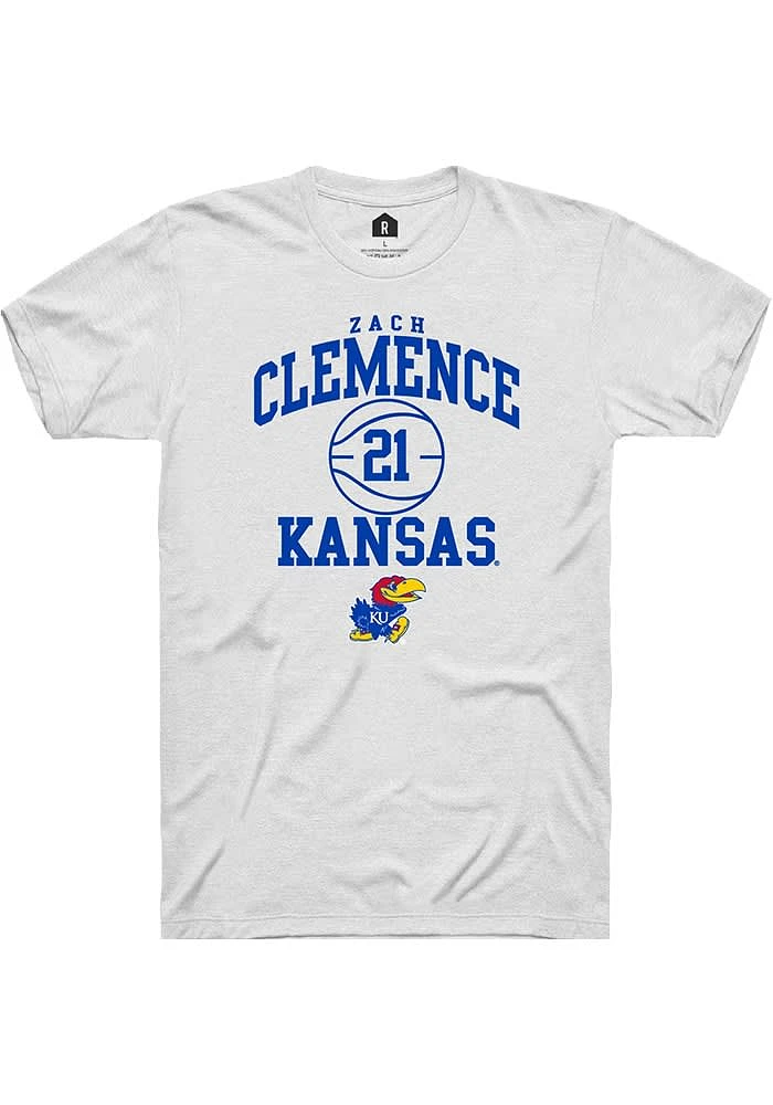Zach Clemence Kansas Jayhawks Rally NIL Sport Icon Short Sleeve T Shirt