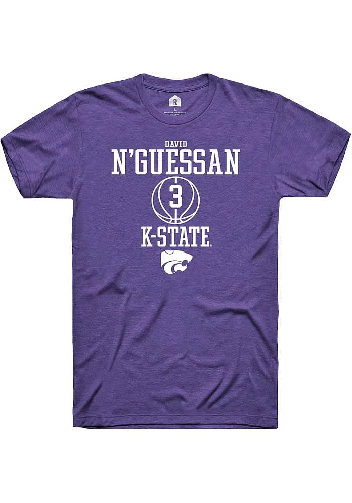 David N’Guessan K-State Wildcats Rally NIL Sport Icon Short Sleeve T Shirt