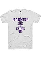Taj Manning K-State Wildcats Rally NIL Sport Icon Short Sleeve T Shirt