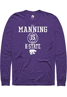 Taj Manning K-State Wildcats Rally NIL Sport Icon Long Sleeve T Shirt