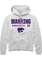 Taj Manning Rally K-State Wildcats Mens NIL Stacked Box Long Sleeve Hoodie