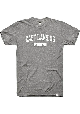 Rally  Grey Est 1907 Short Sleeve Fashion T Shirt