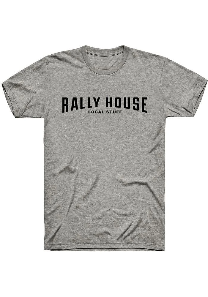 Rally House Grey Employee Tees Style Short Sleeve Fashion T Shirt