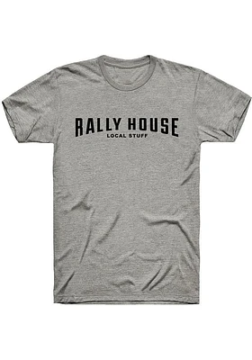Rally House Grey Employee Tees Style Short Sleeve Fashion T Shirt