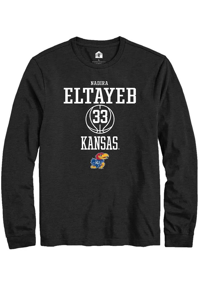 Nadira Eltayeb Kansas Jayhawks Rally NIL Sport Icon Long Sleeve T Shirt