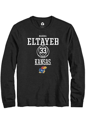Nadira Eltayeb Kansas Jayhawks Rally NIL Sport Icon Long Sleeve T Shirt