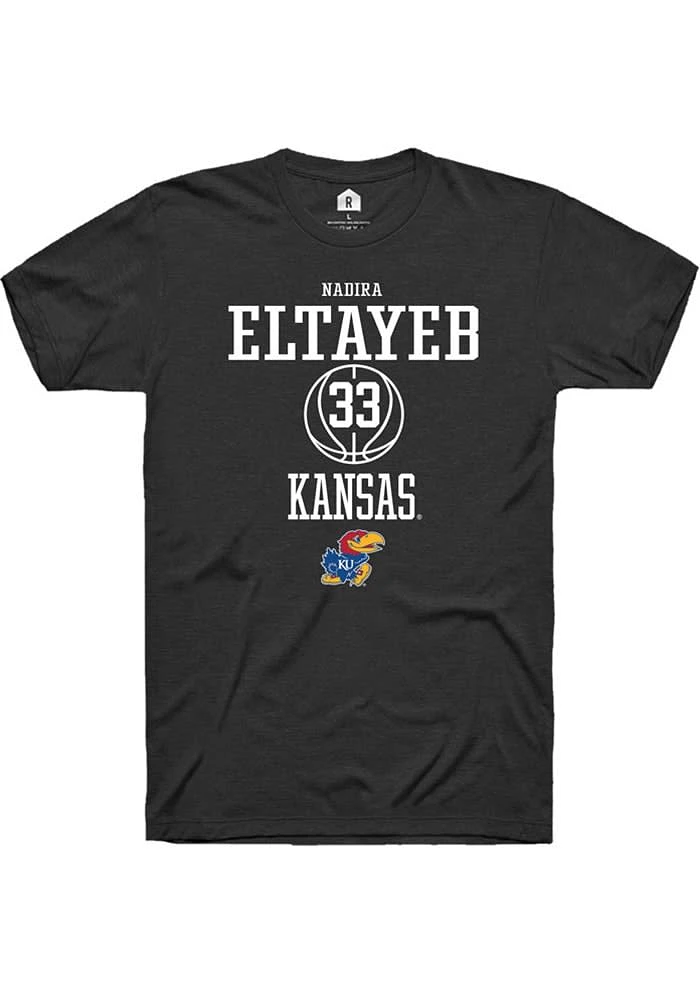 Nadira Eltayeb Kansas Jayhawks Rally NIL Sport Icon Short Sleeve T Shirt