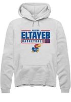 Nadira Eltayeb Rally Kansas Jayhawks Mens NIL Stacked Box Long Sleeve Hoodie