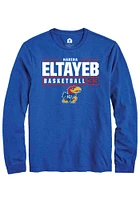 Nadira Eltayeb Kansas Jayhawks Rally NIL Stacked Box Long Sleeve T Shirt