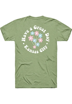 Rally Kansas City Green Have A Great Day Short Sleeve Fashion T Shirt