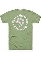 Rally Kansas City Green Have A Great Day Short Sleeve Fashion T Shirt