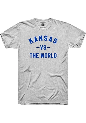 Rally Kansas Grey VS The World Short Sleeve Fashion T Shirt