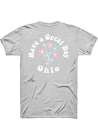 Rally Ohio Grey Have A Great Day Short Sleeve Fashion T Shirt