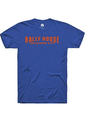 Rally House Blue Employee Tees Design Short Sleeve Fashion T Shirt