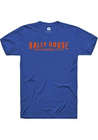 Rally House Blue Employee Tees Design Short Sleeve Fashion T Shirt