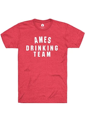 Rally Ames Drinking Team Short Sleeve Fashion T Shirt