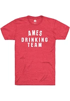 Rally Ames Drinking Team Short Sleeve Fashion T Shirt