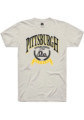 Rally Pittsburgh White Bridge Est. 1758 Short Sleeve Fashion T Shirt