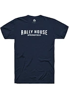 Rally House Navy Blue Employee Tees Logo Short Sleeve Fashion T Shirt