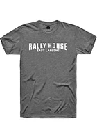 Rally House Charcoal Employee Tees Short Sleeve Fashion T Shirt